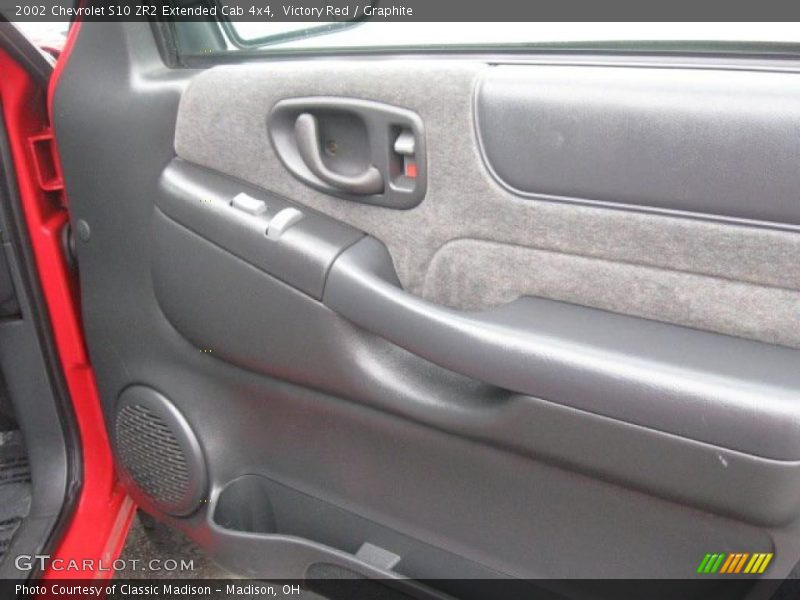 Victory Red / Graphite 2002 Chevrolet S10 ZR2 Extended Cab 4x4