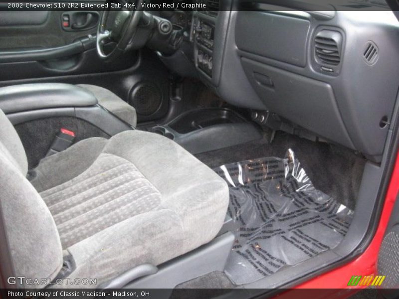 Victory Red / Graphite 2002 Chevrolet S10 ZR2 Extended Cab 4x4
