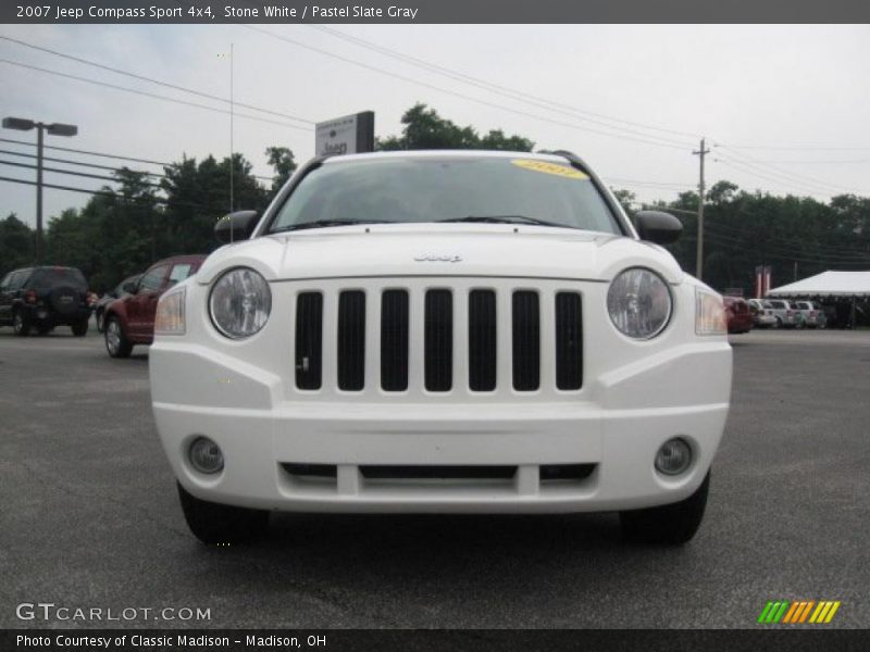 Stone White / Pastel Slate Gray 2007 Jeep Compass Sport 4x4
