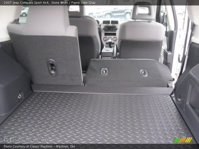 Stone White / Pastel Slate Gray 2007 Jeep Compass Sport 4x4