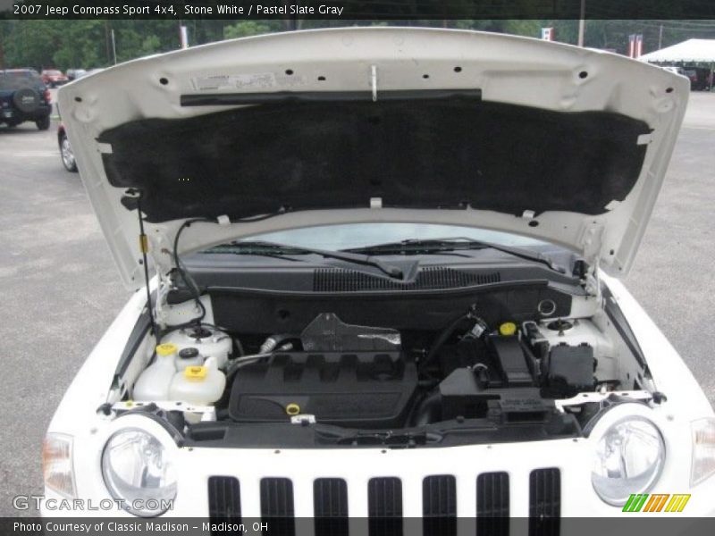 Stone White / Pastel Slate Gray 2007 Jeep Compass Sport 4x4
