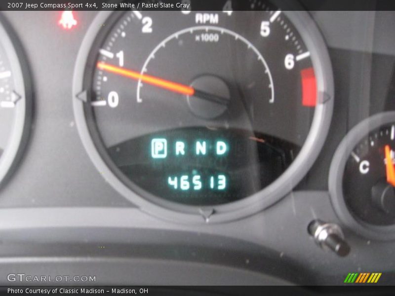 Stone White / Pastel Slate Gray 2007 Jeep Compass Sport 4x4