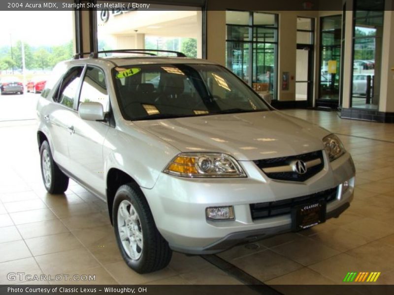 Starlight Silver Metallic / Ebony 2004 Acura MDX