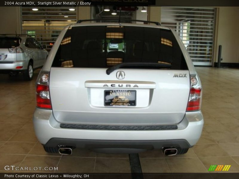 Starlight Silver Metallic / Ebony 2004 Acura MDX