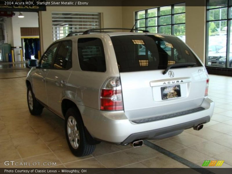 Starlight Silver Metallic / Ebony 2004 Acura MDX