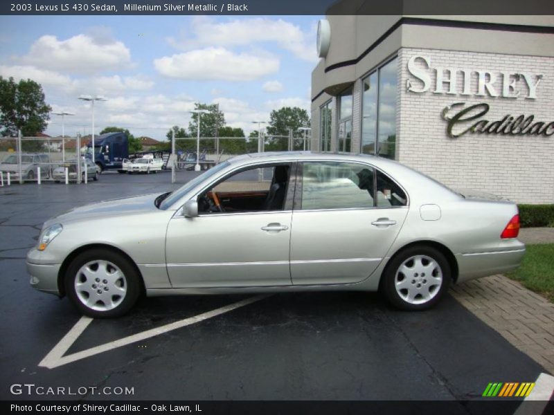 Millenium Silver Metallic / Black 2003 Lexus LS 430 Sedan