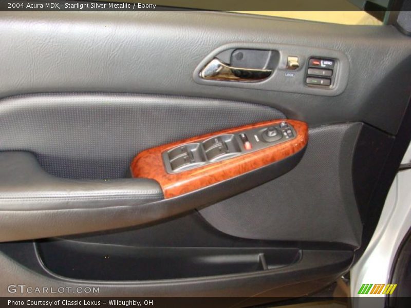Starlight Silver Metallic / Ebony 2004 Acura MDX