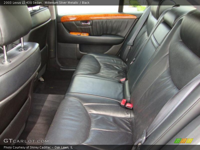 Millenium Silver Metallic / Black 2003 Lexus LS 430 Sedan