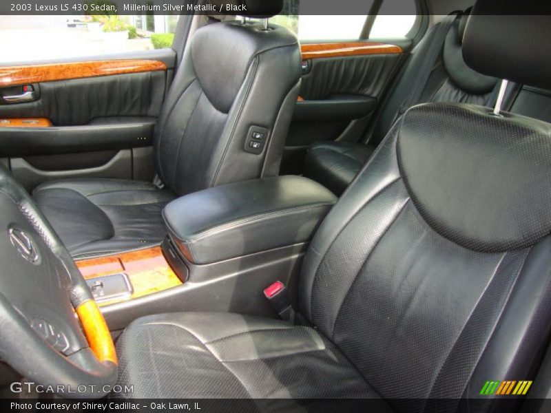 Millenium Silver Metallic / Black 2003 Lexus LS 430 Sedan