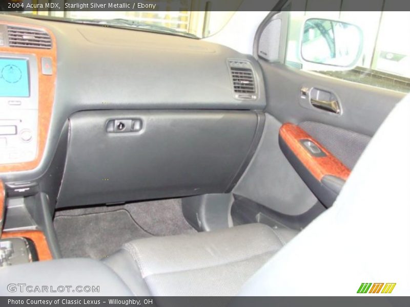Starlight Silver Metallic / Ebony 2004 Acura MDX