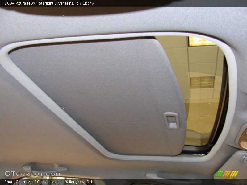 Starlight Silver Metallic / Ebony 2004 Acura MDX