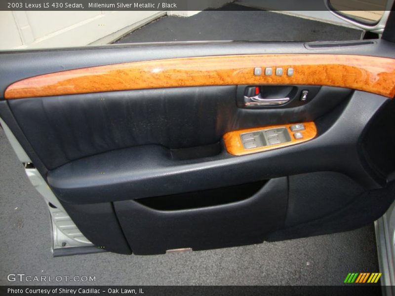Millenium Silver Metallic / Black 2003 Lexus LS 430 Sedan