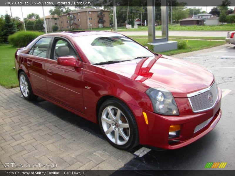 Infrared / Light Gray 2007 Cadillac CTS -V Sedan