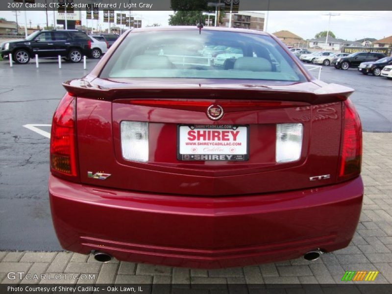 Infrared / Light Gray 2007 Cadillac CTS -V Sedan