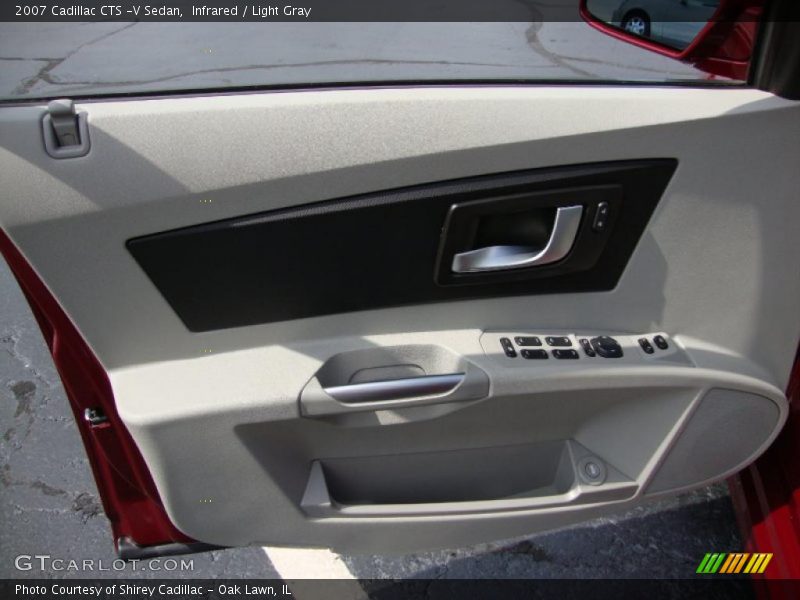 Infrared / Light Gray 2007 Cadillac CTS -V Sedan