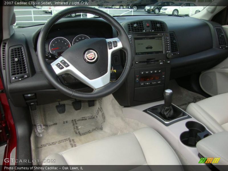 Infrared / Light Gray 2007 Cadillac CTS -V Sedan