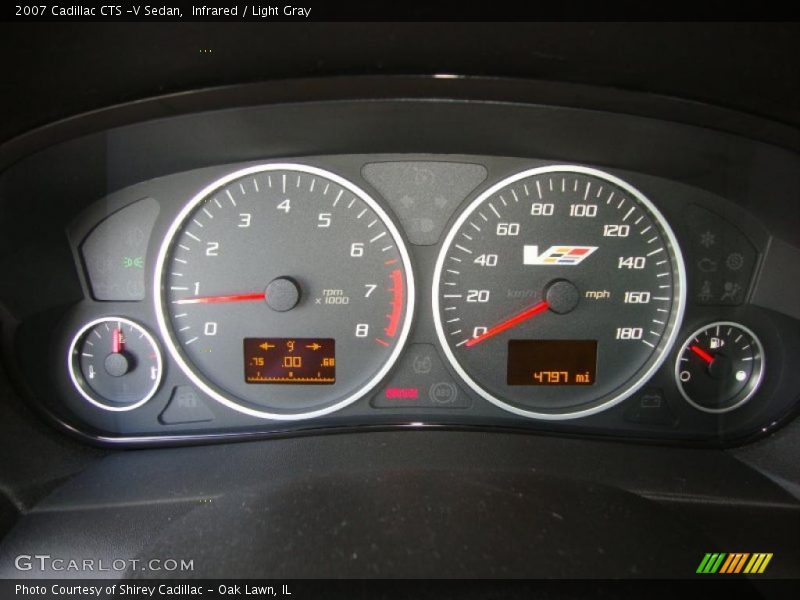 Infrared / Light Gray 2007 Cadillac CTS -V Sedan