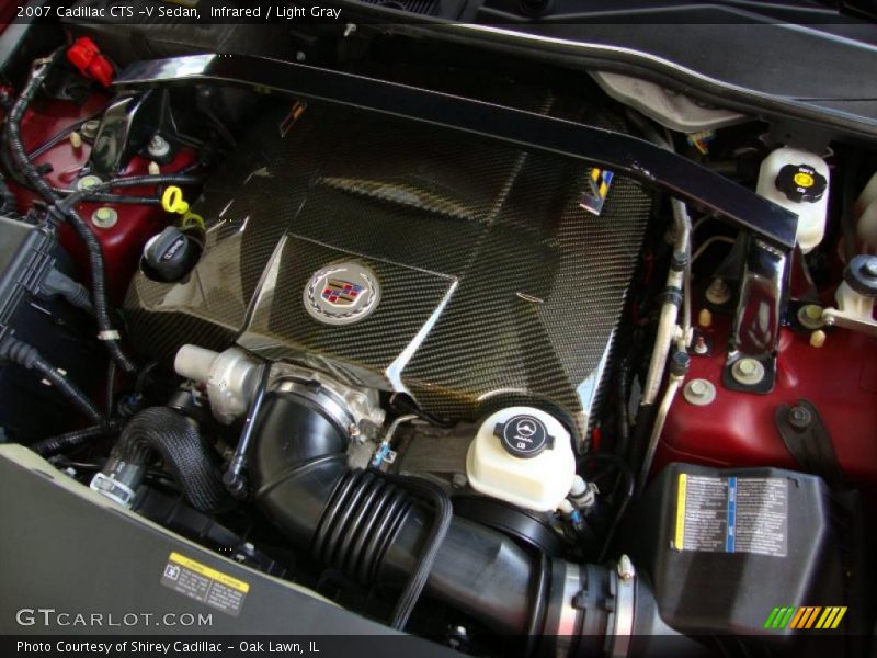 Infrared / Light Gray 2007 Cadillac CTS -V Sedan