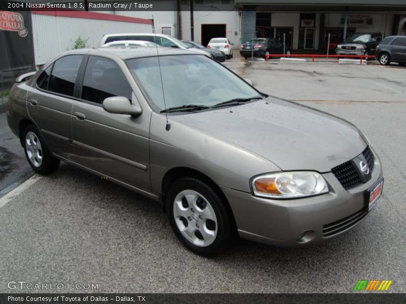 Radium Gray / Taupe 2004 Nissan Sentra 1.8 S