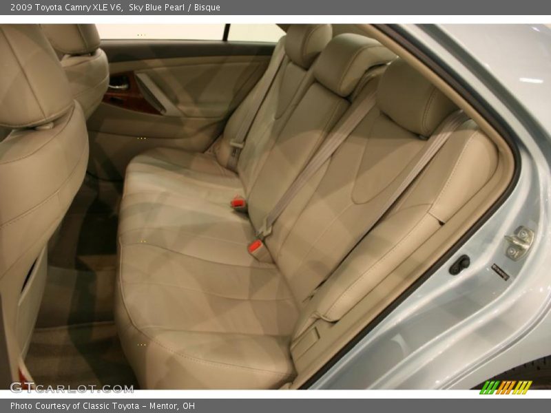 Sky Blue Pearl / Bisque 2009 Toyota Camry XLE V6