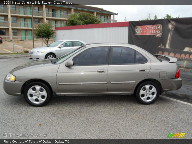 Radium Gray / Taupe 2004 Nissan Sentra 1.8 S