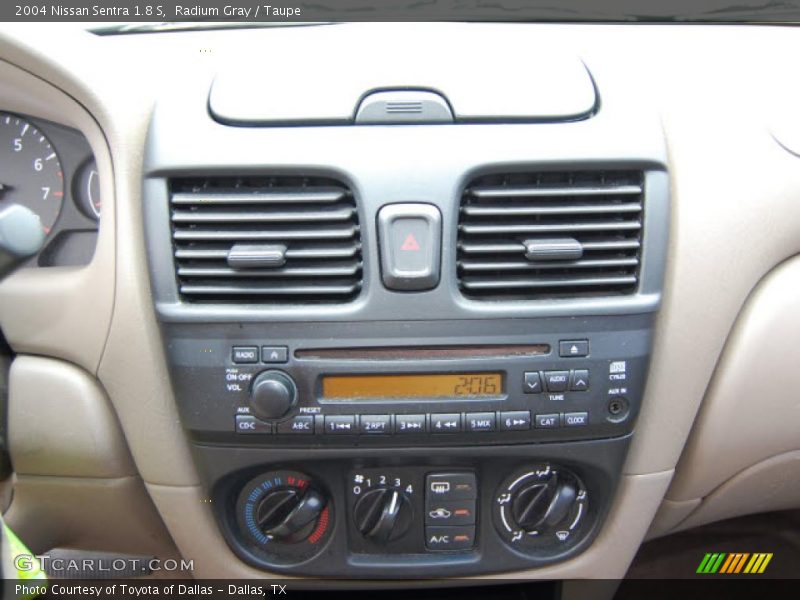 Radium Gray / Taupe 2004 Nissan Sentra 1.8 S