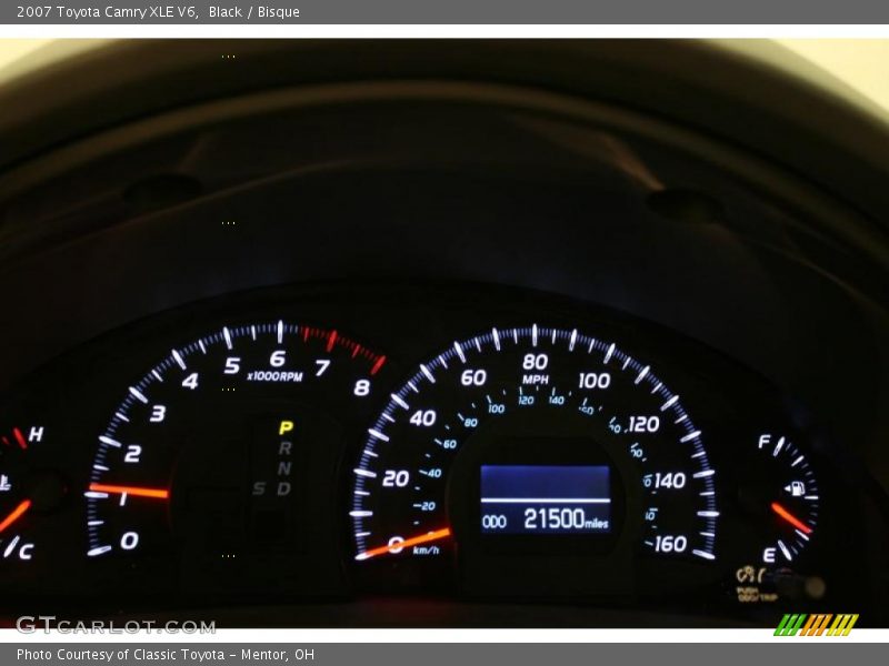 Black / Bisque 2007 Toyota Camry XLE V6