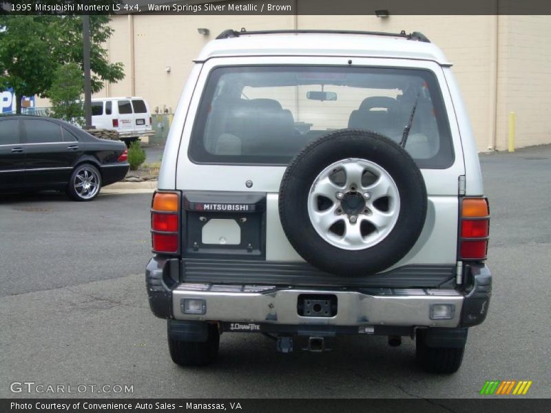 Warm Springs Silver Metallic / Brown 1995 Mitsubishi Montero LS 4x4