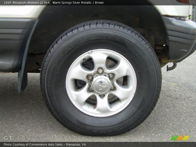 Warm Springs Silver Metallic / Brown 1995 Mitsubishi Montero LS 4x4