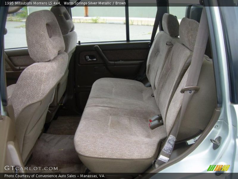 Warm Springs Silver Metallic / Brown 1995 Mitsubishi Montero LS 4x4