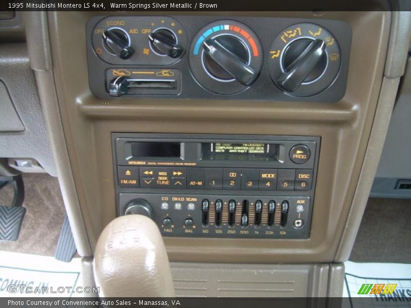 Warm Springs Silver Metallic / Brown 1995 Mitsubishi Montero LS 4x4