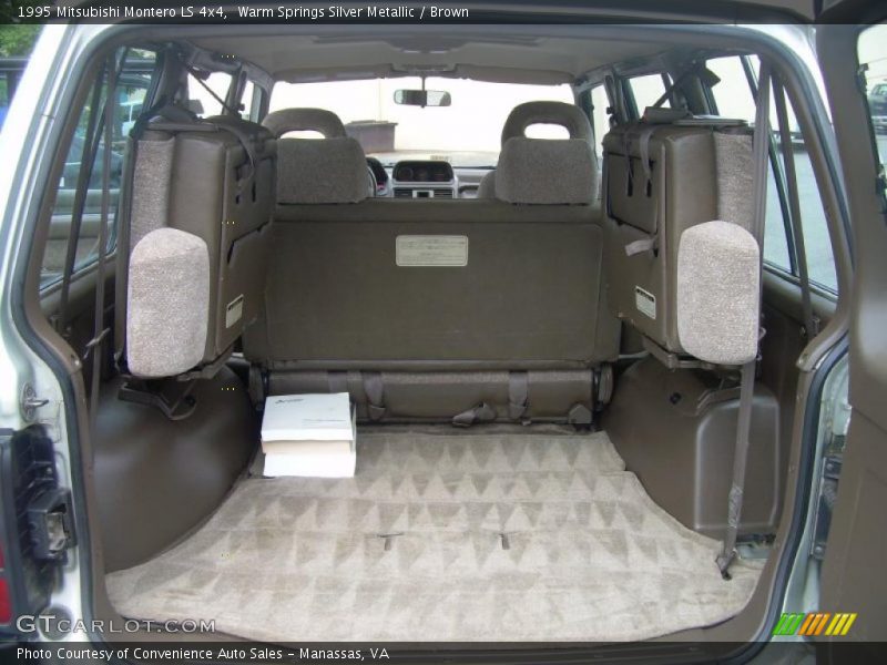 Warm Springs Silver Metallic / Brown 1995 Mitsubishi Montero LS 4x4
