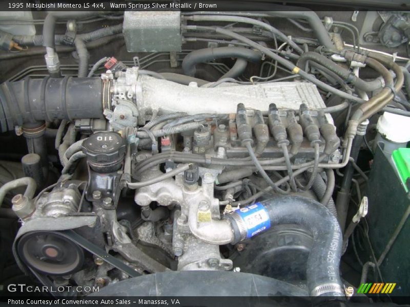 Warm Springs Silver Metallic / Brown 1995 Mitsubishi Montero LS 4x4