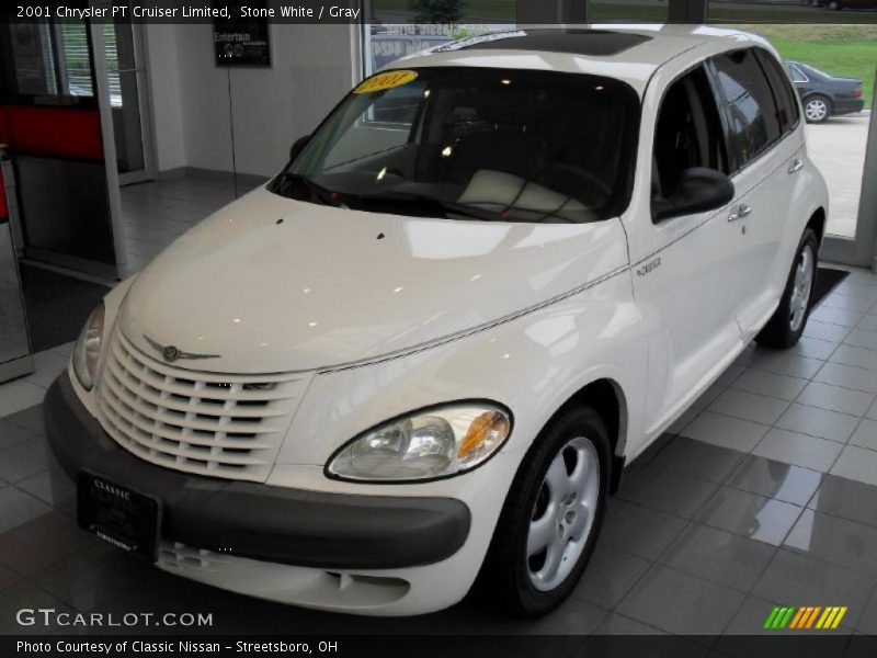 Stone White / Gray 2001 Chrysler PT Cruiser Limited
