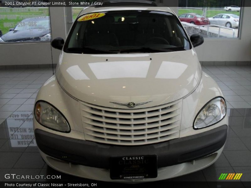 Stone White / Gray 2001 Chrysler PT Cruiser Limited