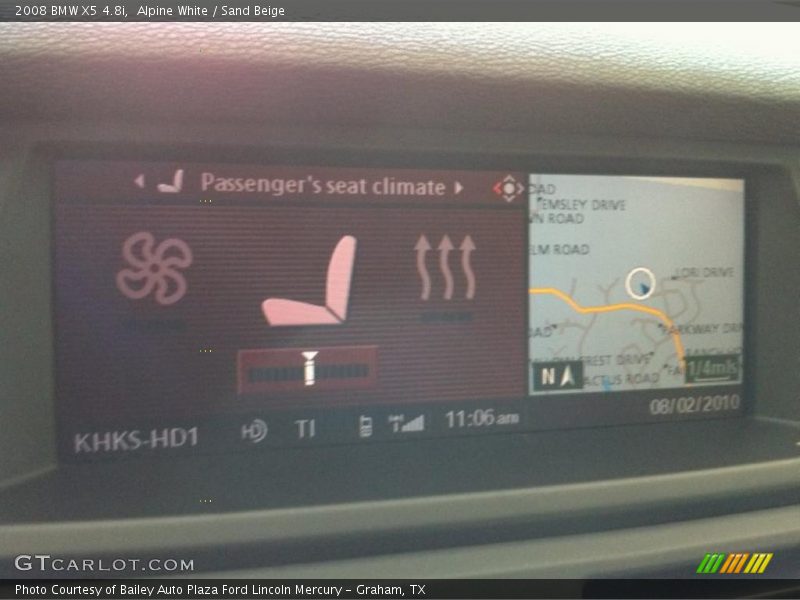 Alpine White / Sand Beige 2008 BMW X5 4.8i