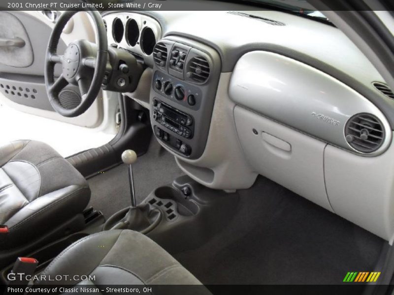 Stone White / Gray 2001 Chrysler PT Cruiser Limited