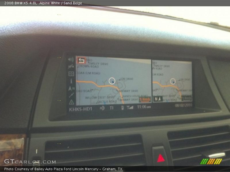 Alpine White / Sand Beige 2008 BMW X5 4.8i