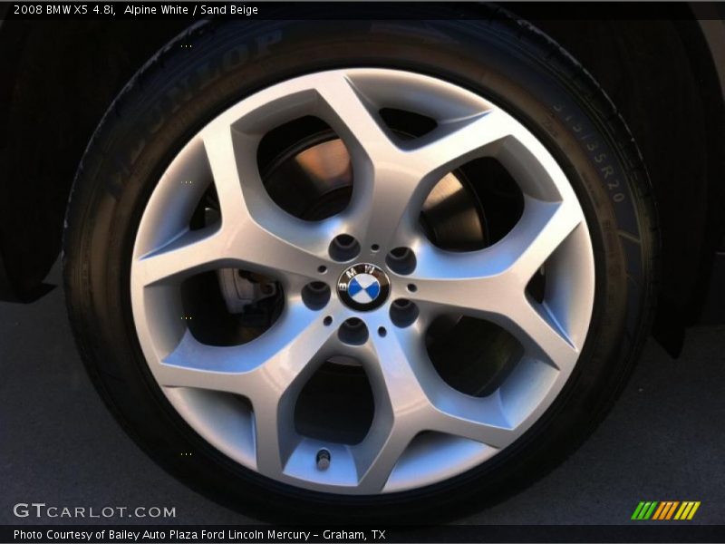 Alpine White / Sand Beige 2008 BMW X5 4.8i
