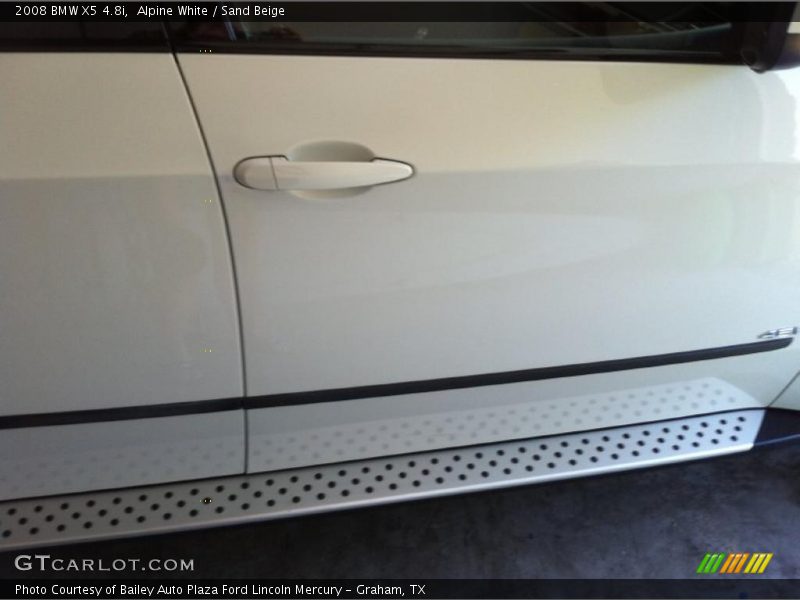 Alpine White / Sand Beige 2008 BMW X5 4.8i