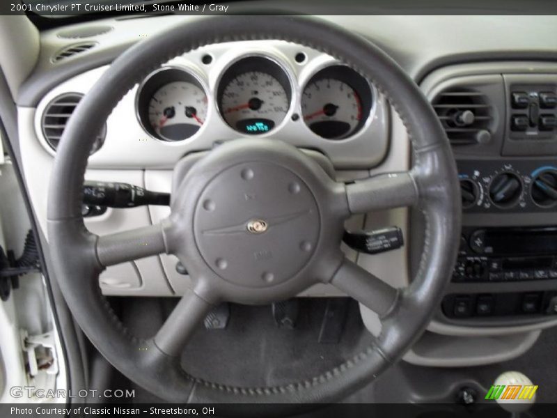 Stone White / Gray 2001 Chrysler PT Cruiser Limited