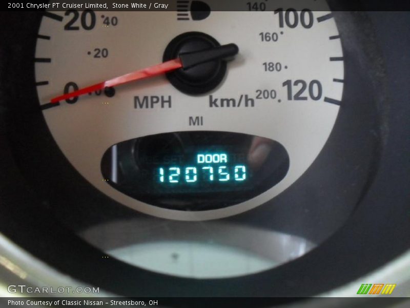 Stone White / Gray 2001 Chrysler PT Cruiser Limited