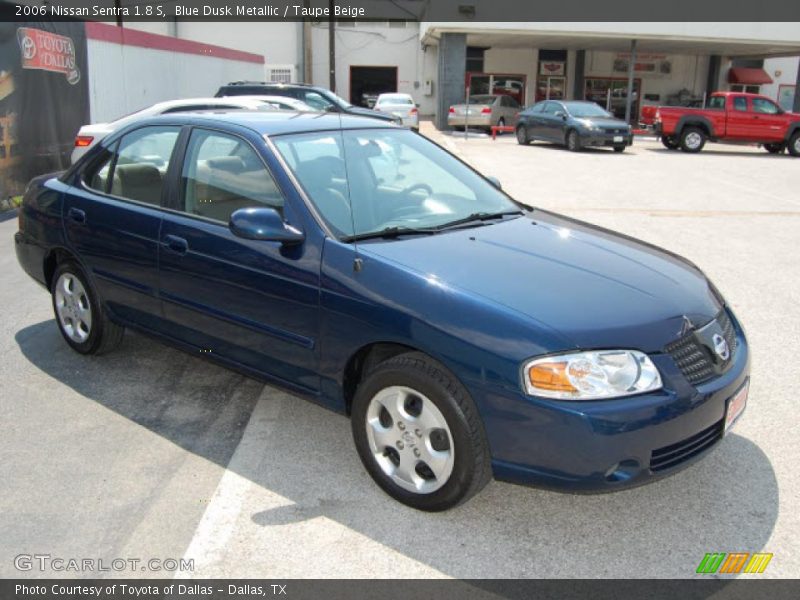 Blue Dusk Metallic / Taupe Beige 2006 Nissan Sentra 1.8 S