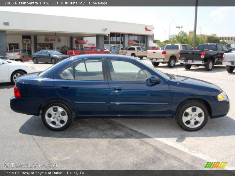 Blue Dusk Metallic / Taupe Beige 2006 Nissan Sentra 1.8 S