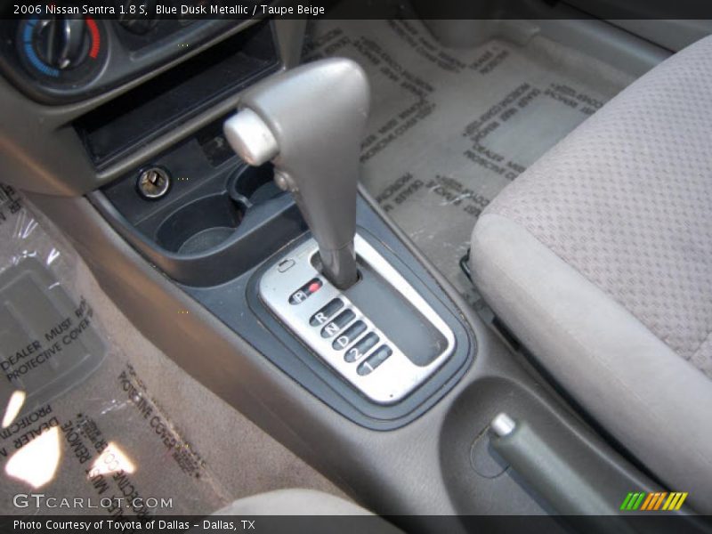 Blue Dusk Metallic / Taupe Beige 2006 Nissan Sentra 1.8 S