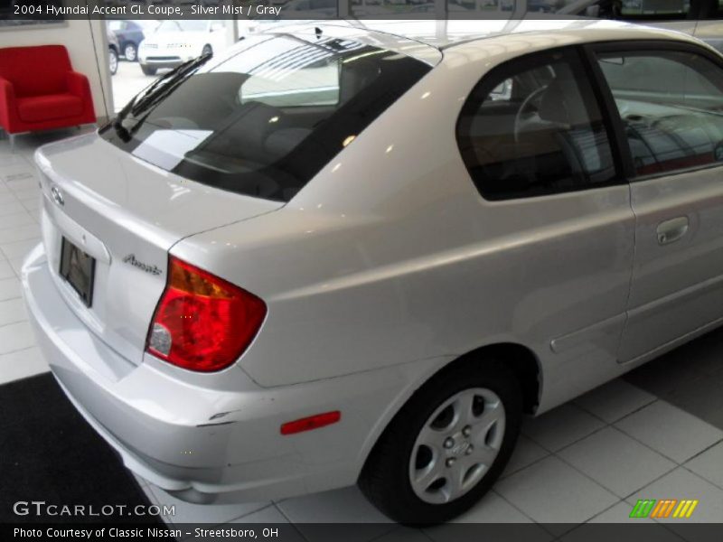 Silver Mist / Gray 2004 Hyundai Accent GL Coupe