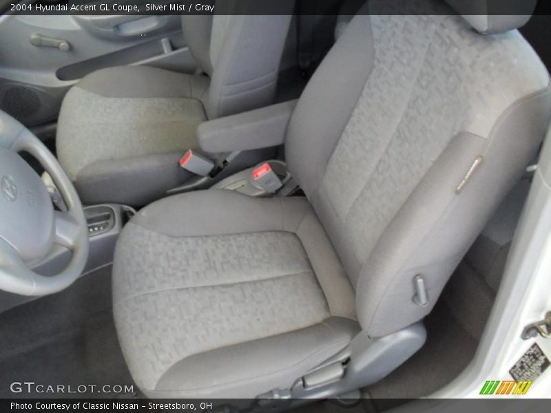 Silver Mist / Gray 2004 Hyundai Accent GL Coupe