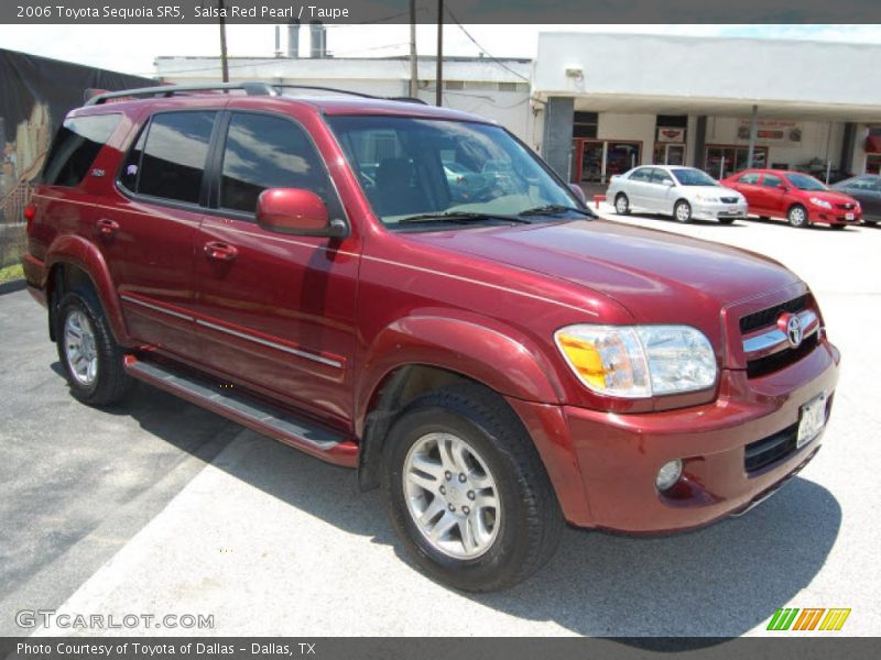 Salsa Red Pearl / Taupe 2006 Toyota Sequoia SR5