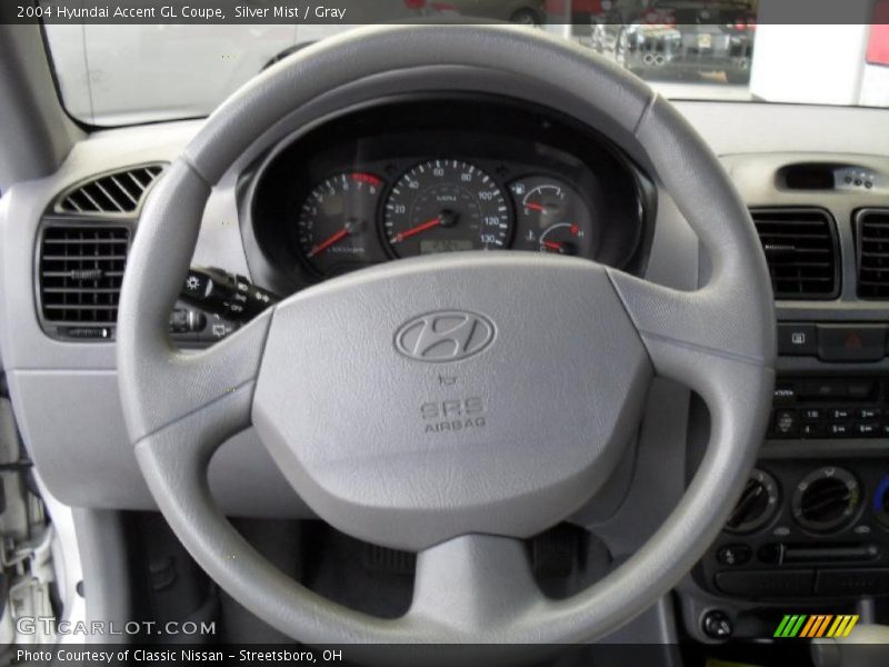 Silver Mist / Gray 2004 Hyundai Accent GL Coupe
