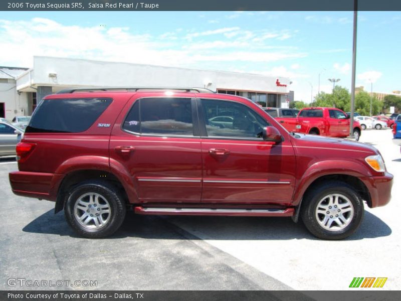 Salsa Red Pearl / Taupe 2006 Toyota Sequoia SR5